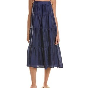Bella Dahl Navy Blue Tiered Dress